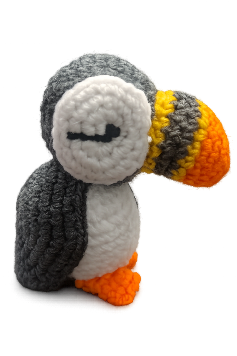 Pattern only - Crochet Puffin