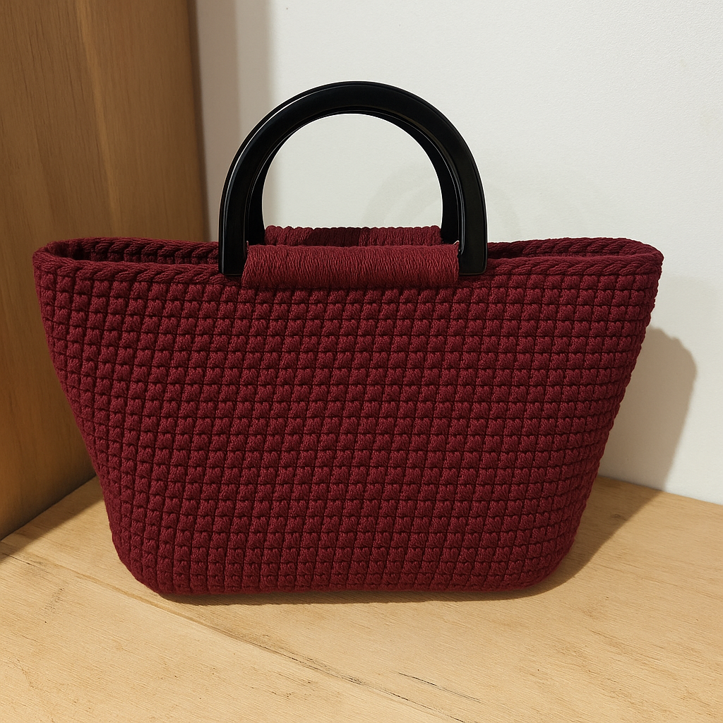 Oval handbag crochet kit