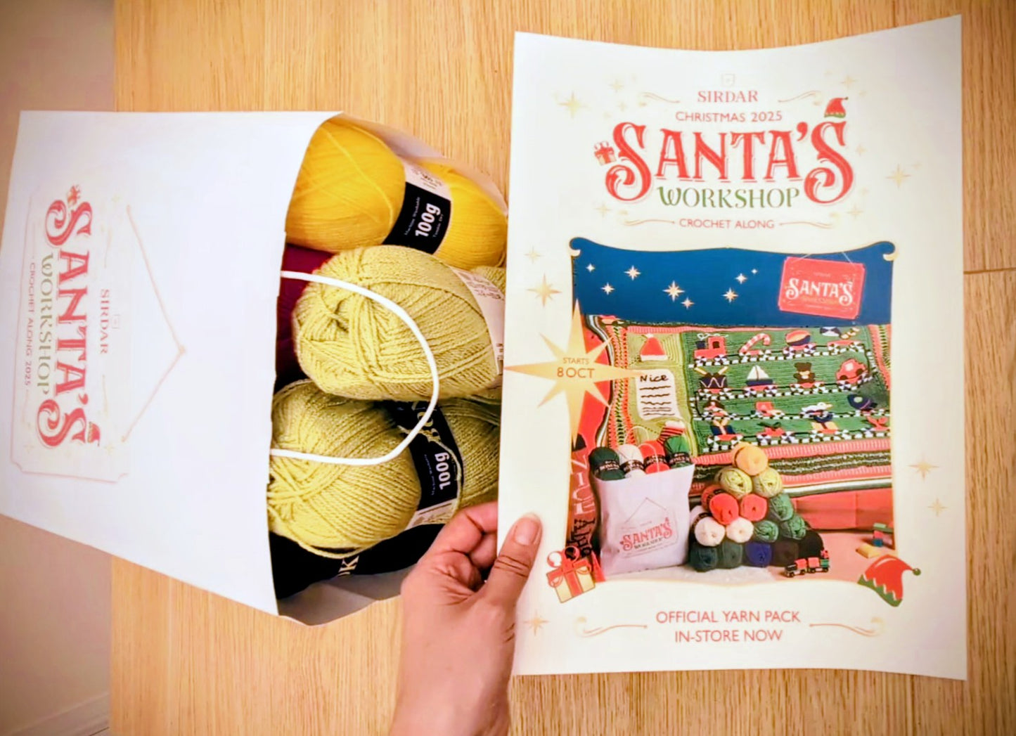 SIRDAR SANTA’S WORKSHOP CROCHET ALONG OFFICIAL YARN PACK