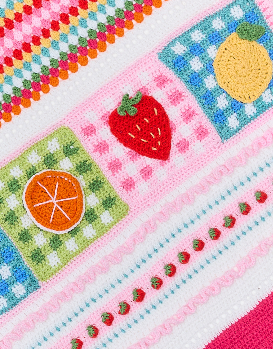 Sirdar summer picnic blanket crochet along