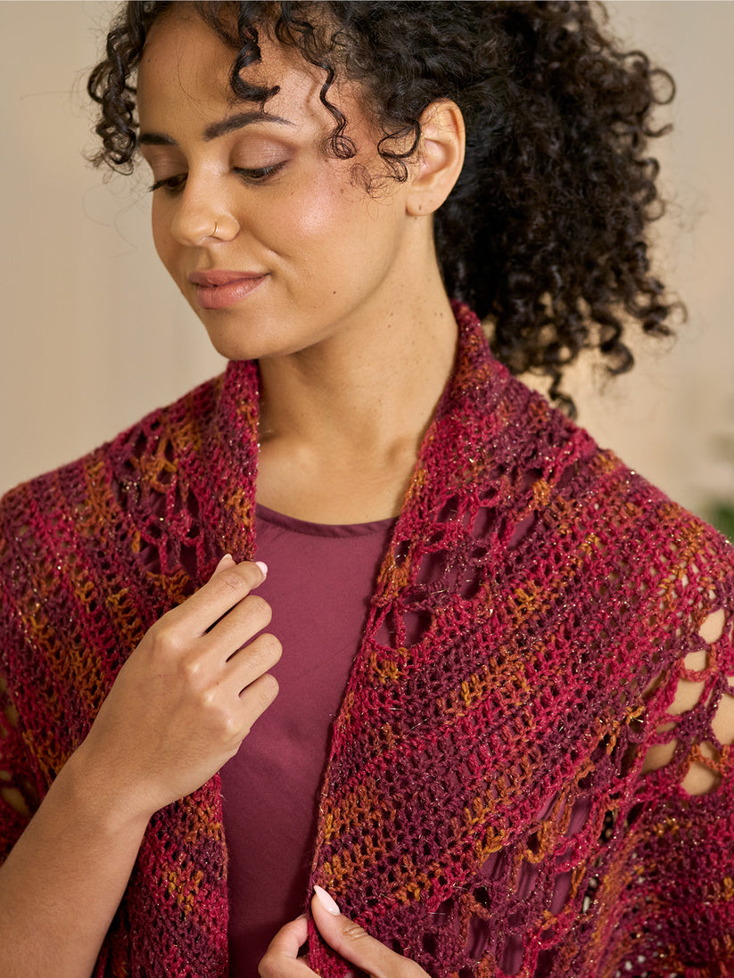 WYS Florabelle Crochet shawl kit