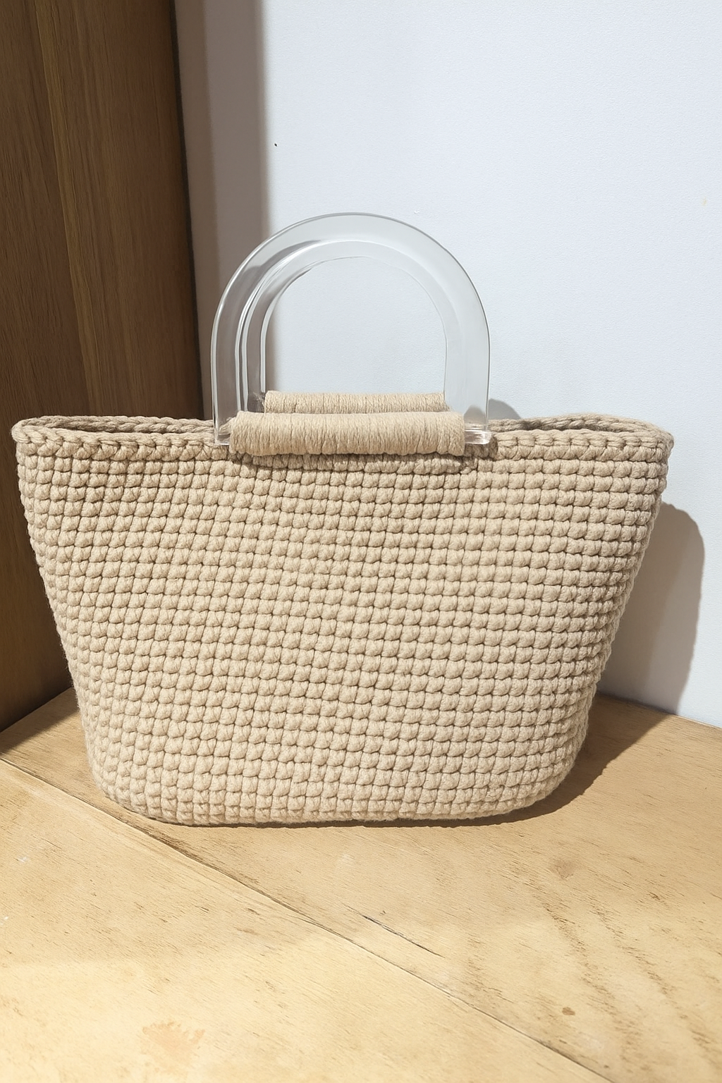 Oval handbag crochet kit