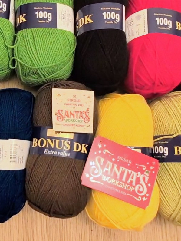 SIRDAR SANTA’S WORKSHOP CROCHET ALONG OFFICIAL YARN PACK