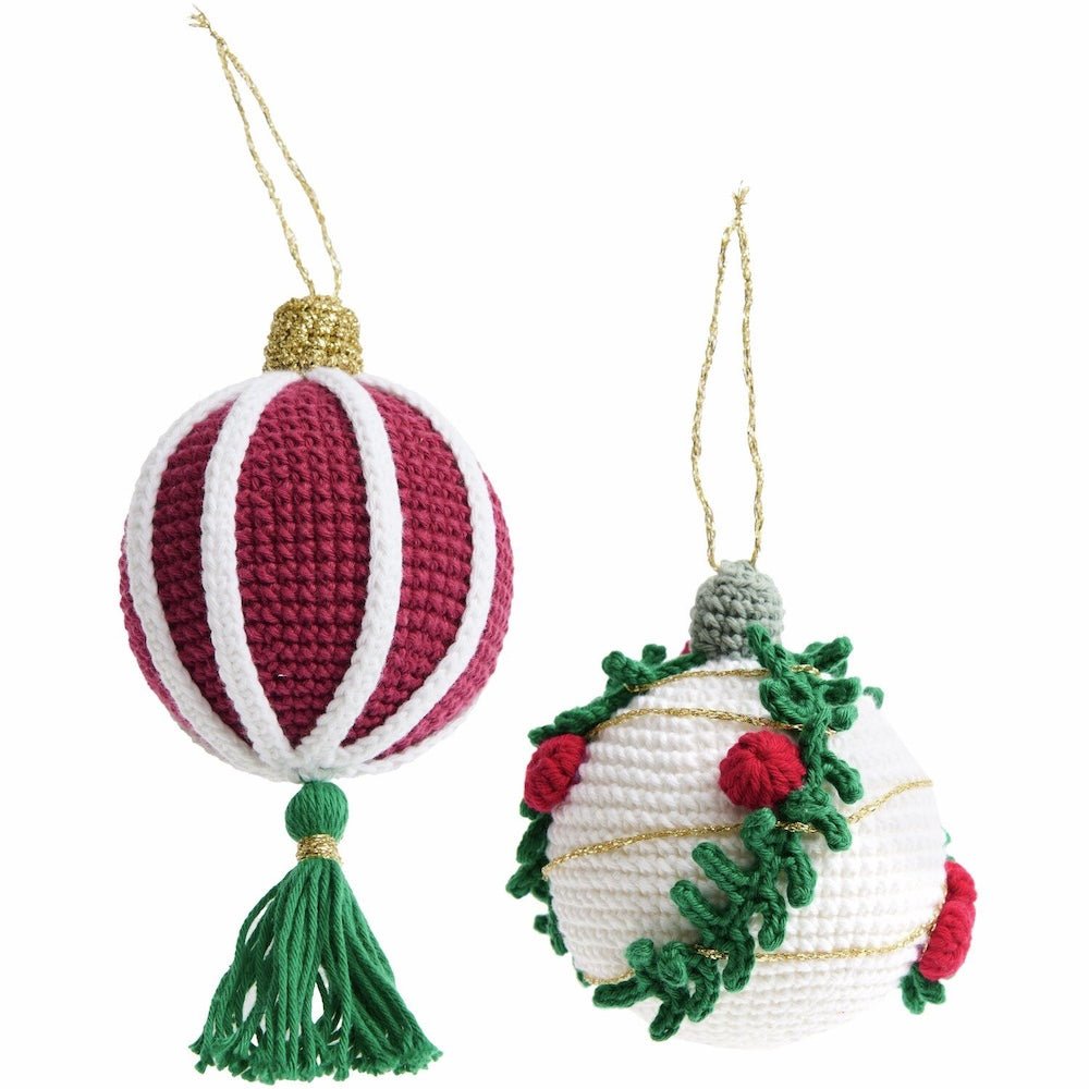 Ricorumi Christmas baubles crochet kits
