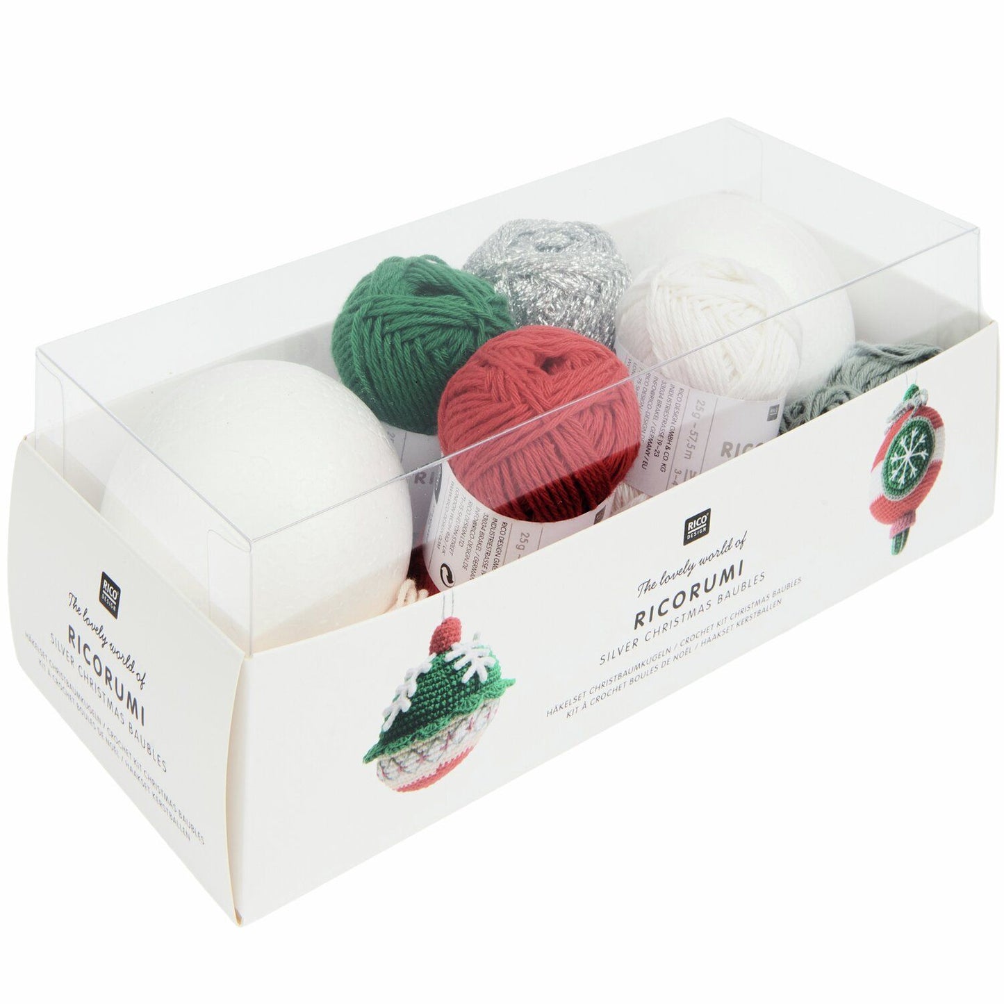 Ricorumi Christmas baubles crochet kits