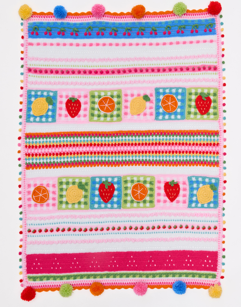 Sirdar summer picnic blanket crochet along