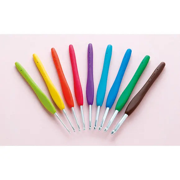 Clover Amour crochet hook set (9 hooks 2-6mm)