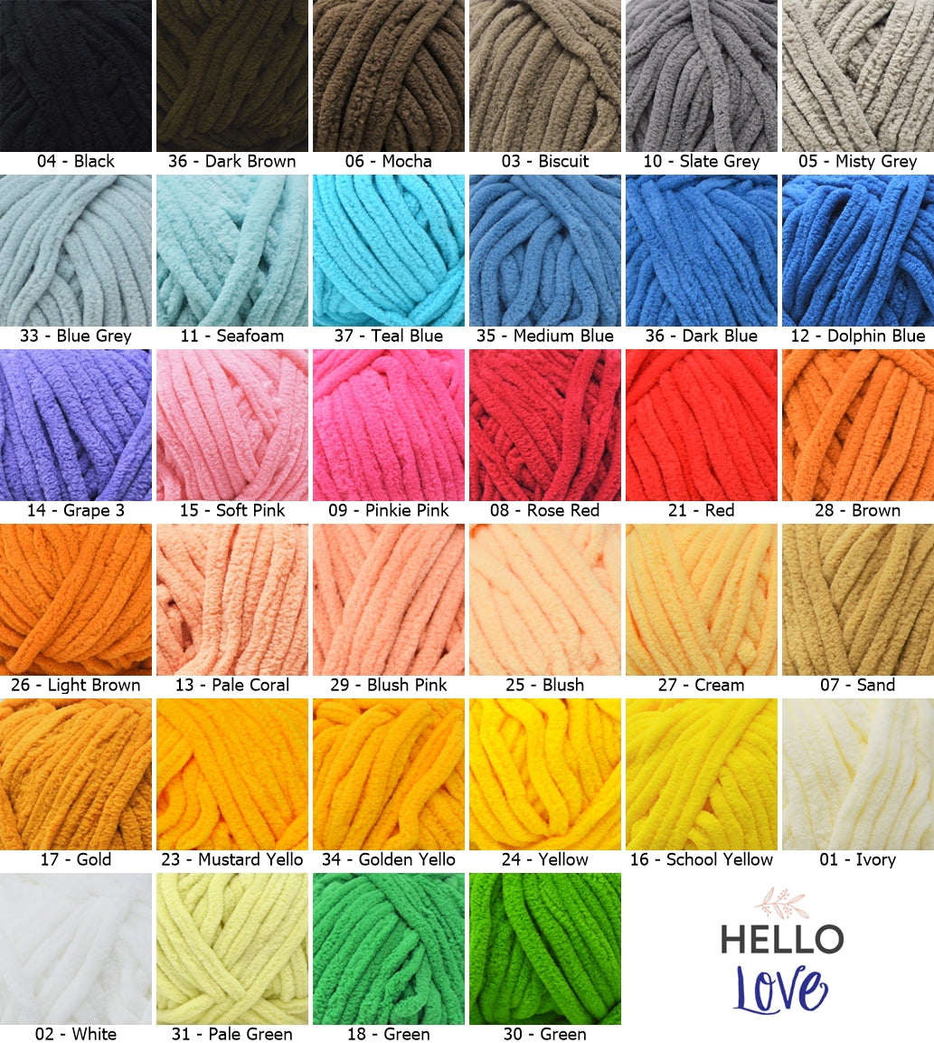 HelloLove Chenille yarn