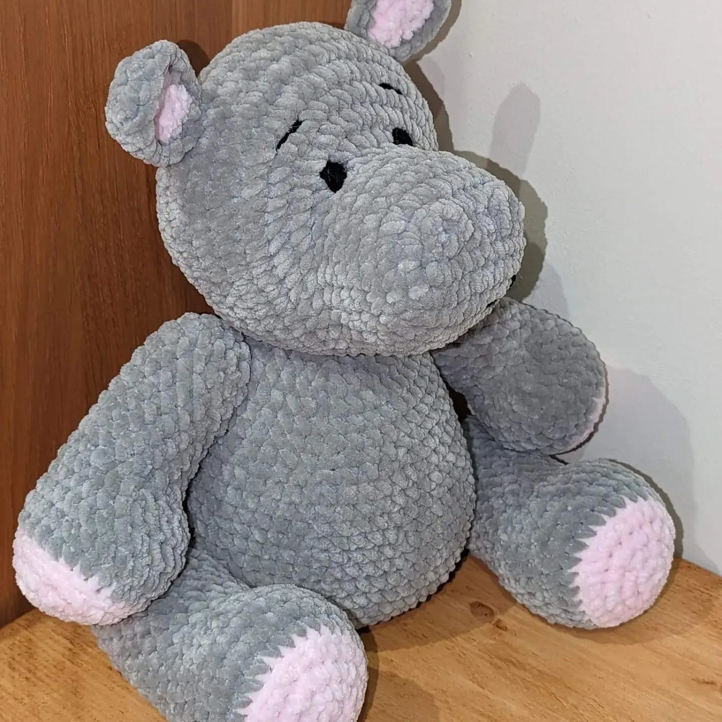 Crochet hippo kit