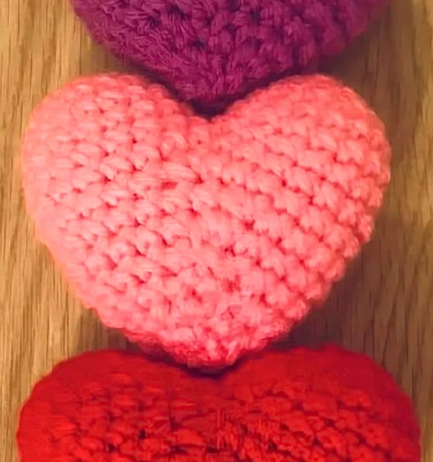 Beginners Crochet Hearts kit