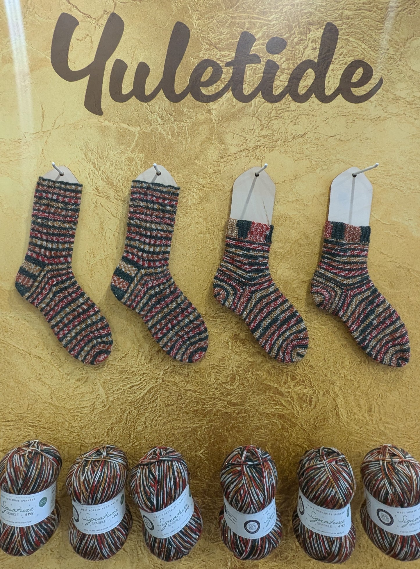 West Yorkshire Spinners Yuletide 4ply sock yarn