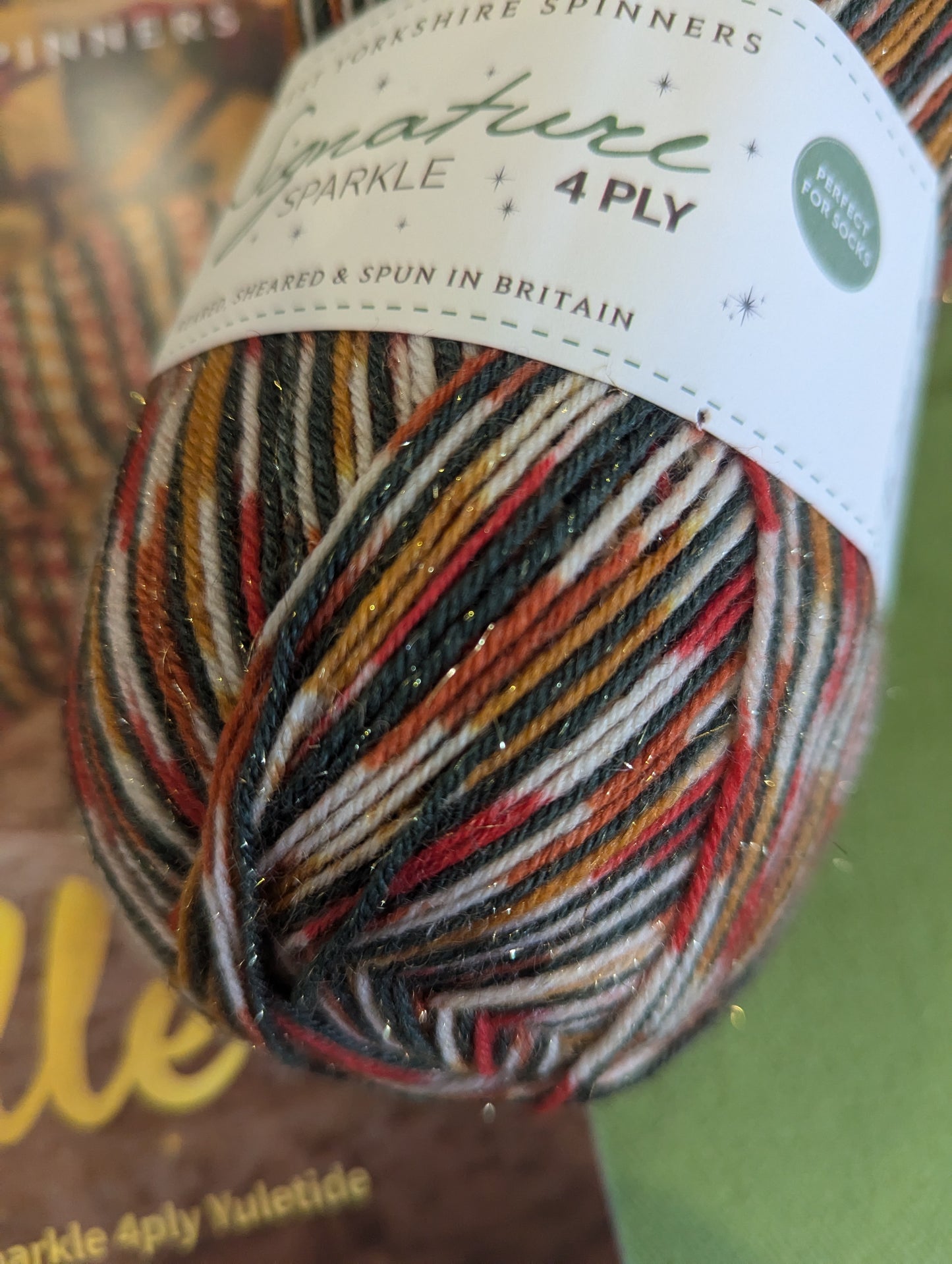 West Yorkshire Spinners Yuletide 4ply sock yarn