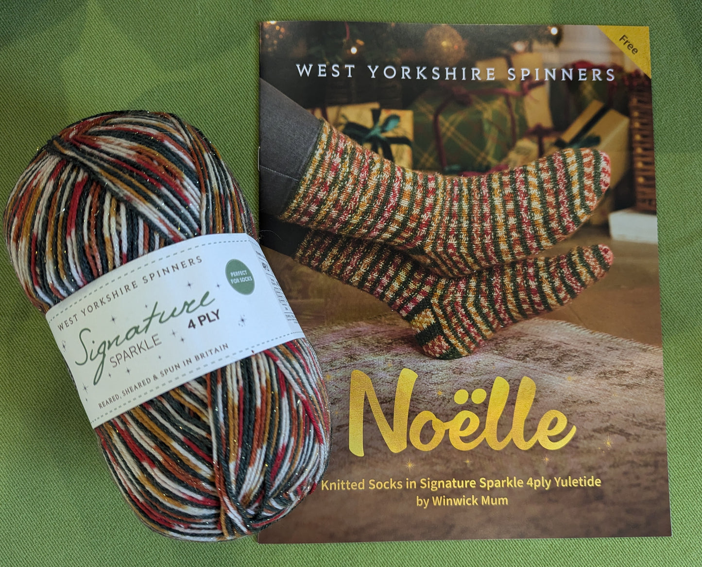 West Yorkshire Spinners Yuletide 4ply sock yarn