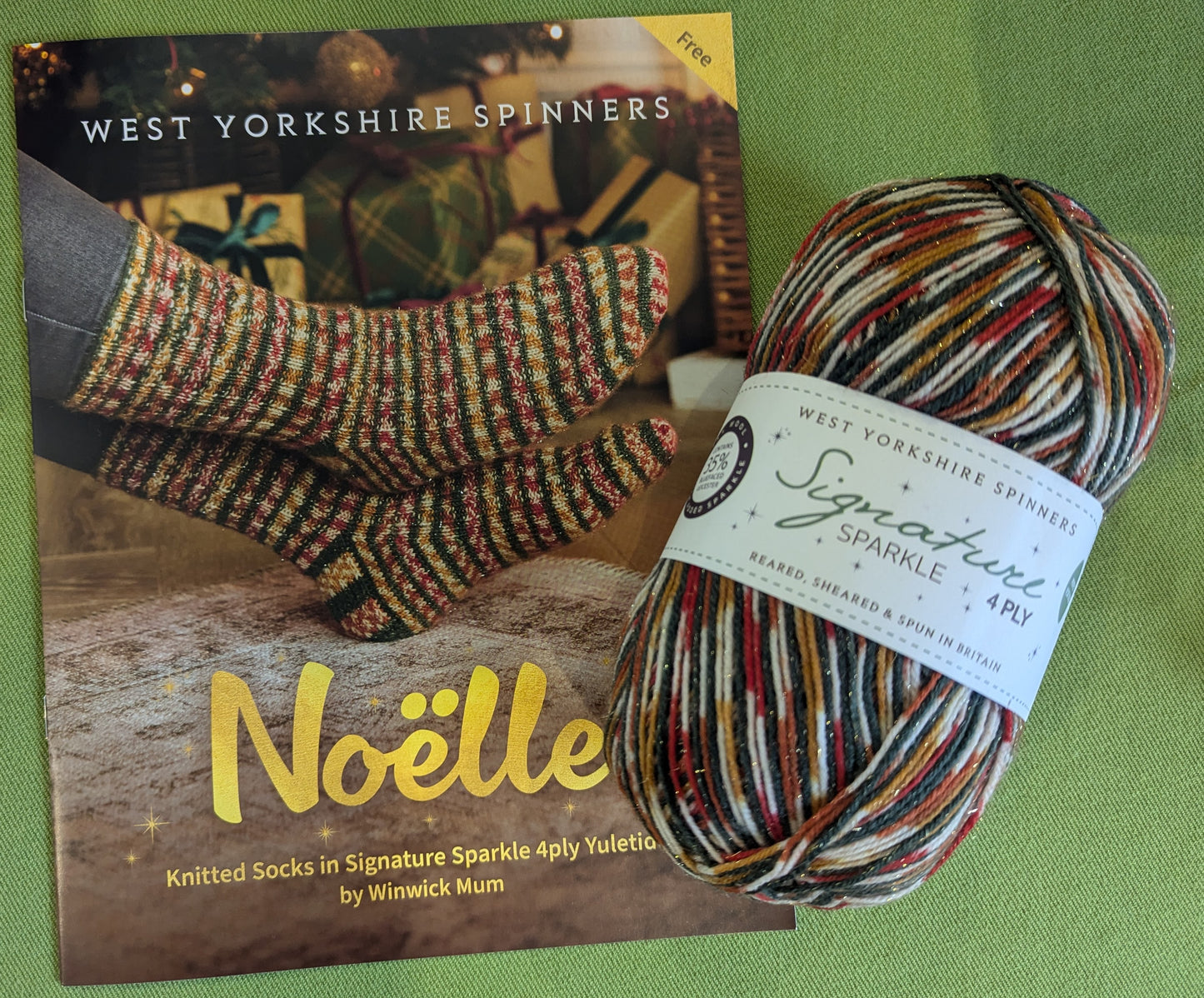 West Yorkshire Spinners Yuletide 4ply sock yarn