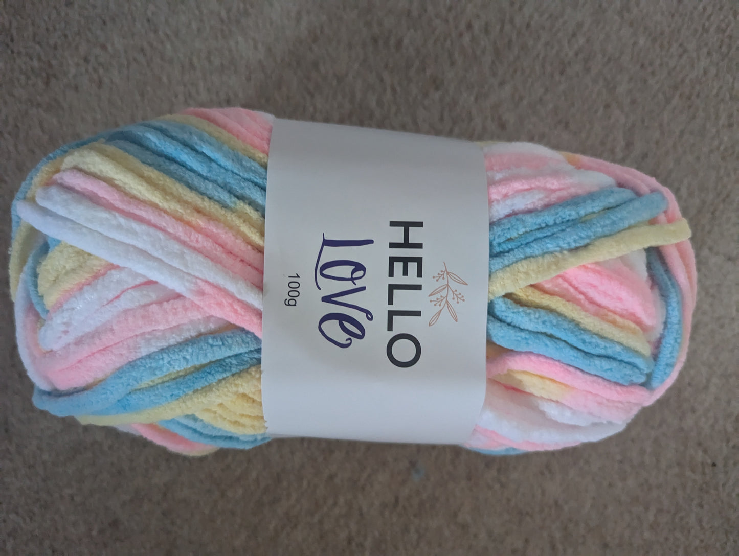 HelloLove Chenille yarn