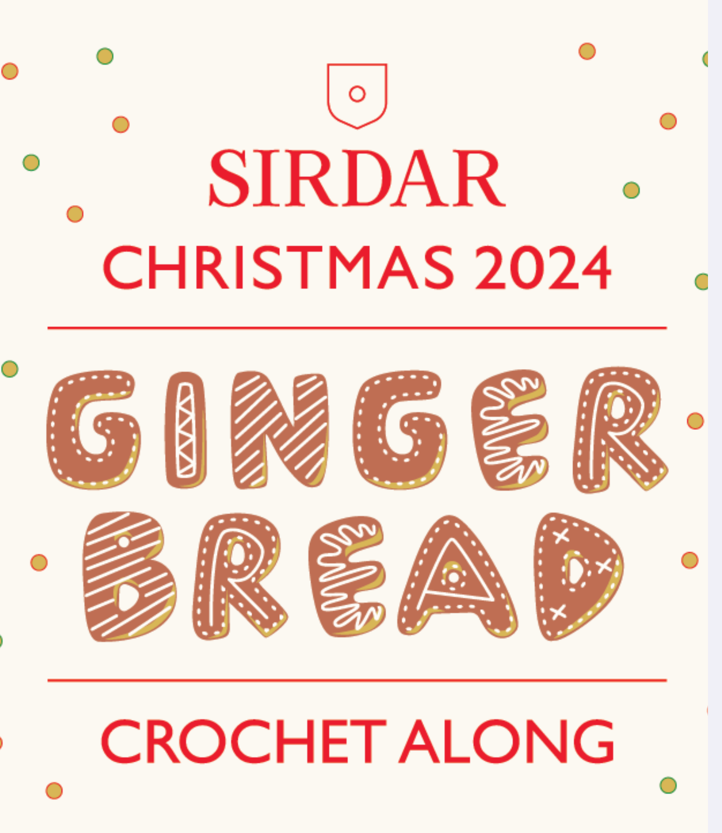 Sirdar gingerbread CAL Christmas 2024