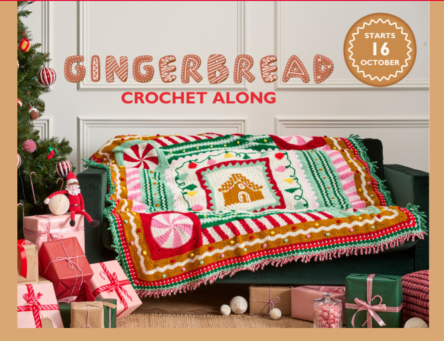 Sirdar gingerbread CAL Christmas 2024