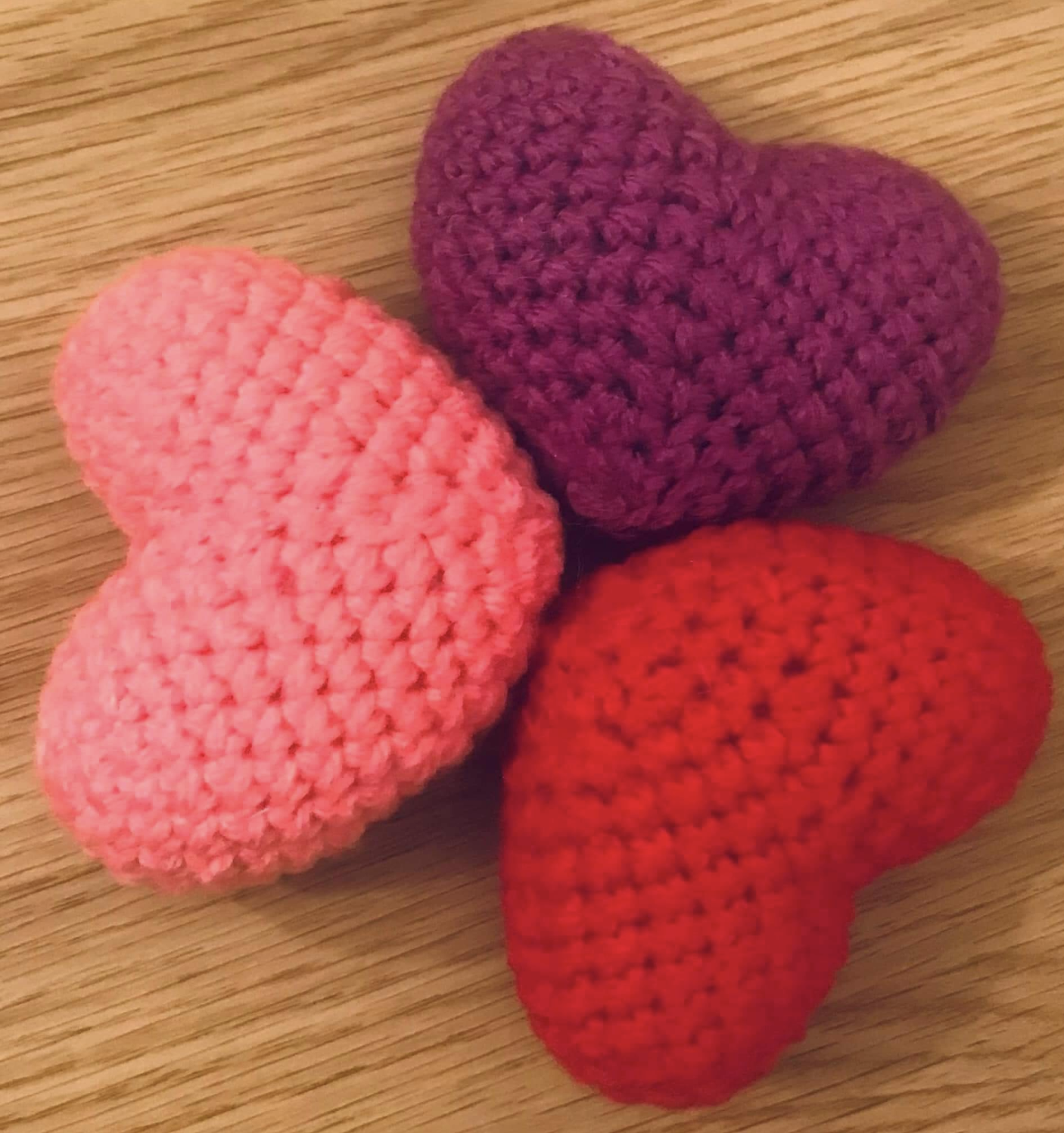 Beginners Crochet Hearts kit