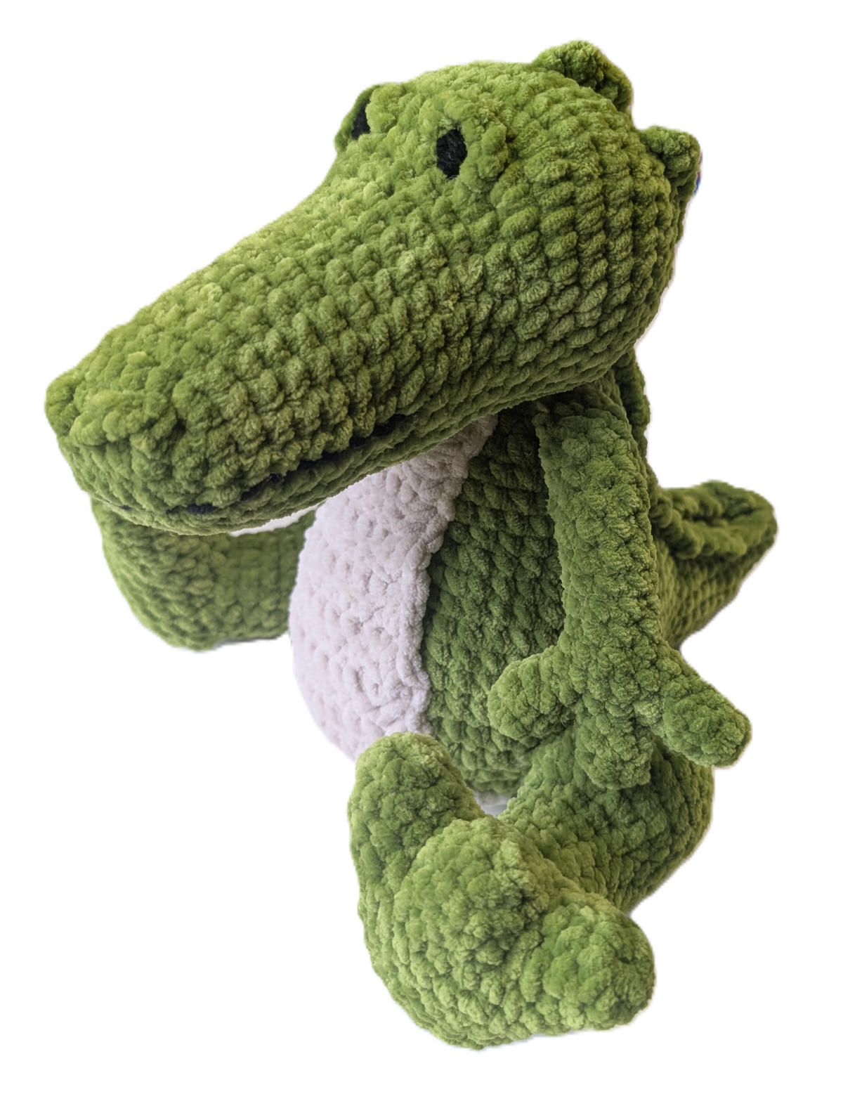 Pattern only - Crochet crocodile