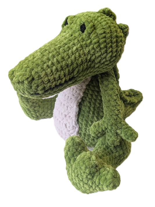 Pattern only - Crochet crocodile
