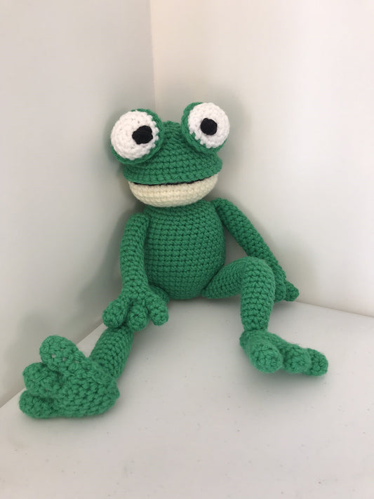 Pattern only - Crochet frog