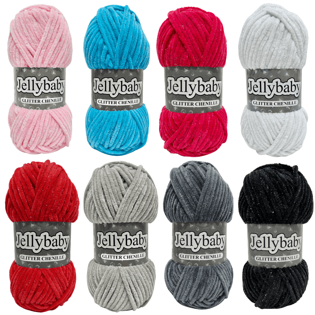 Cygnet Jellybaby glitter chenille