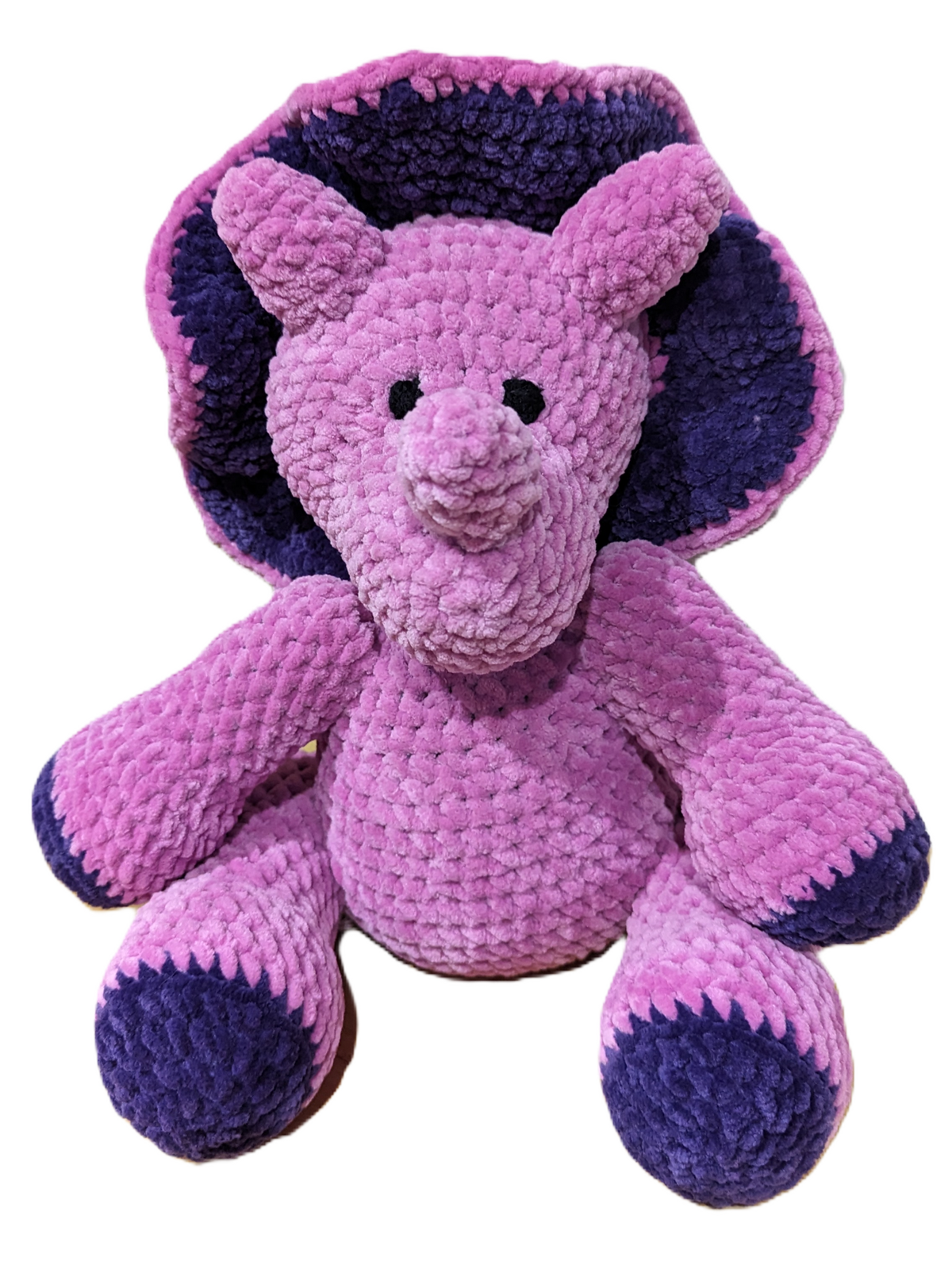 Pattern only - Crochet Triceratops