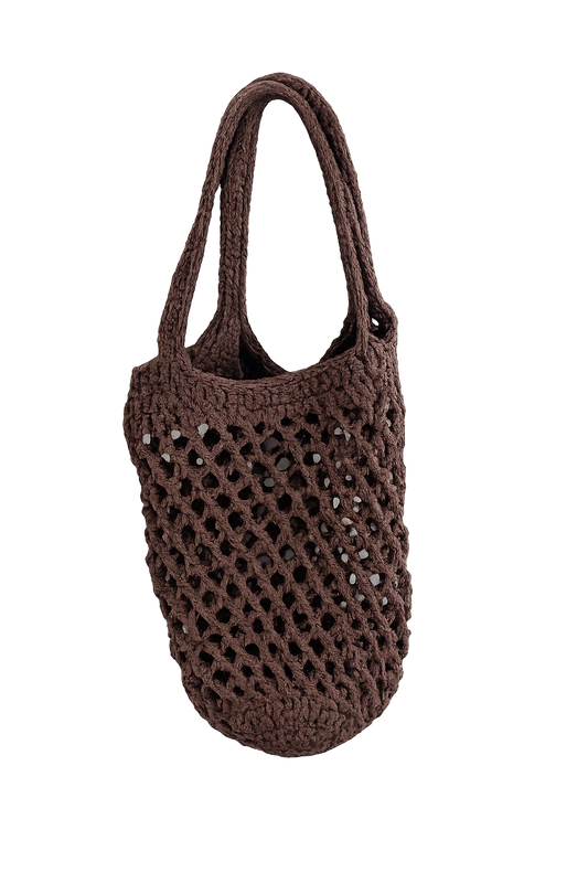 Crochet foldable shopper kit