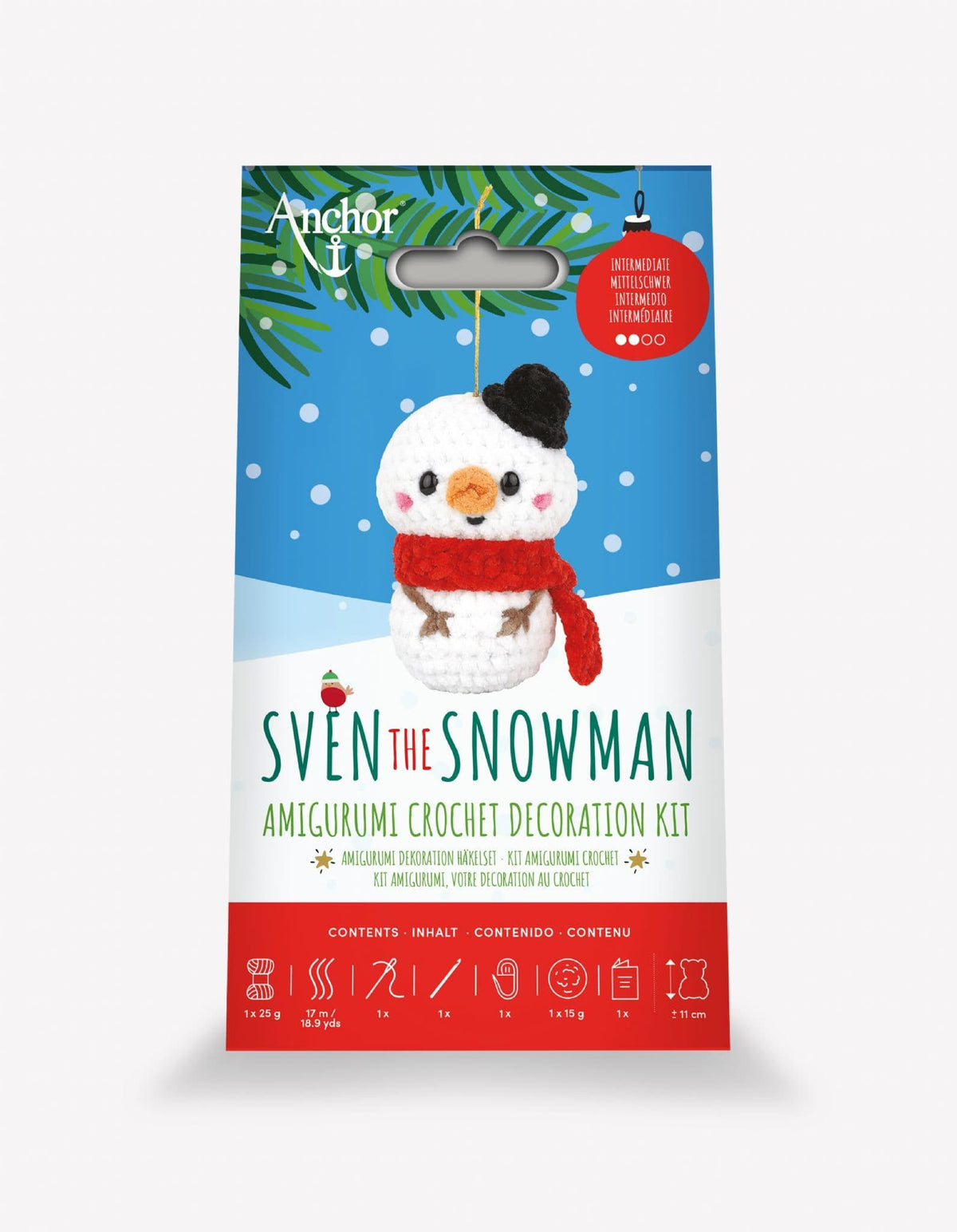 Anchor Christmas decoration crochet kits