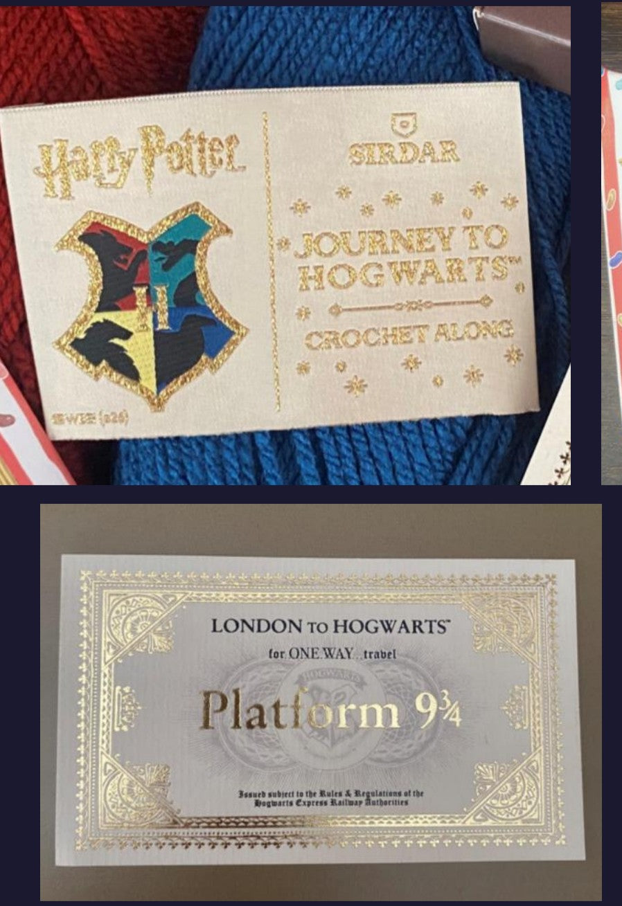 Sirdar Harry Potter crochet along yarn pack with extras!