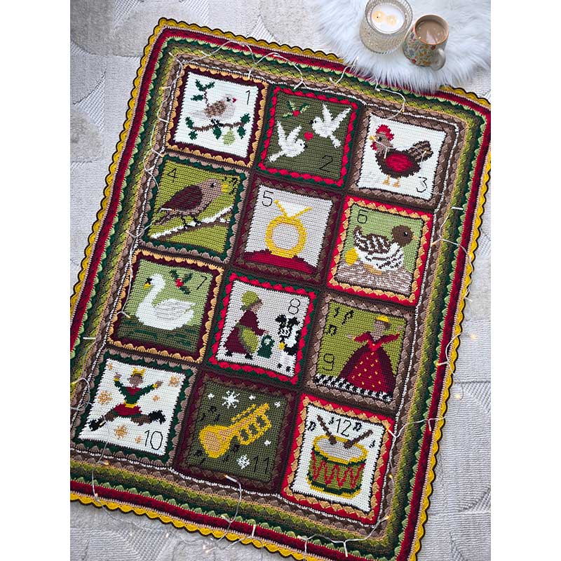 Stylecraft 12 days of Christmas CAL