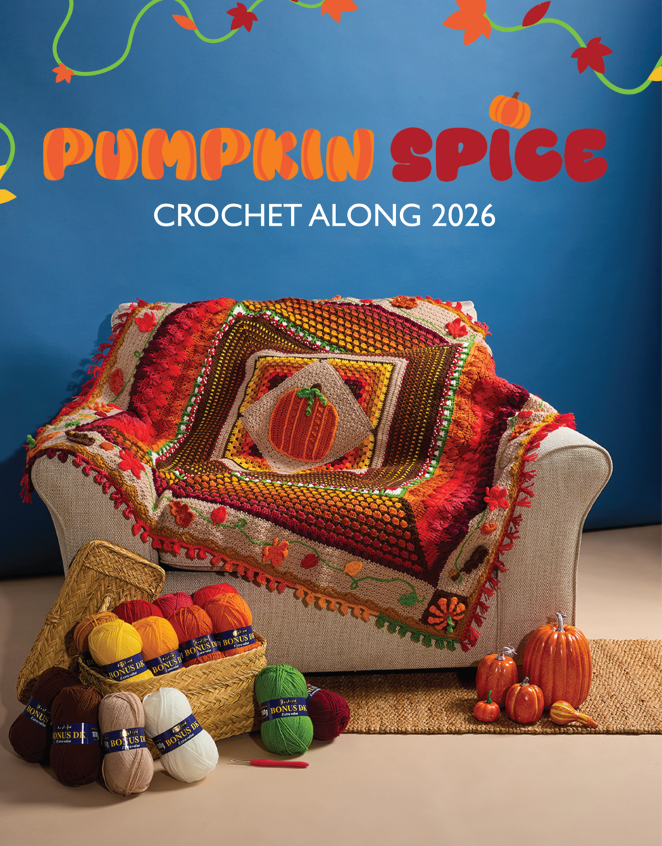 Sirdar Autumn CAL 2026 Pumpkin Spice