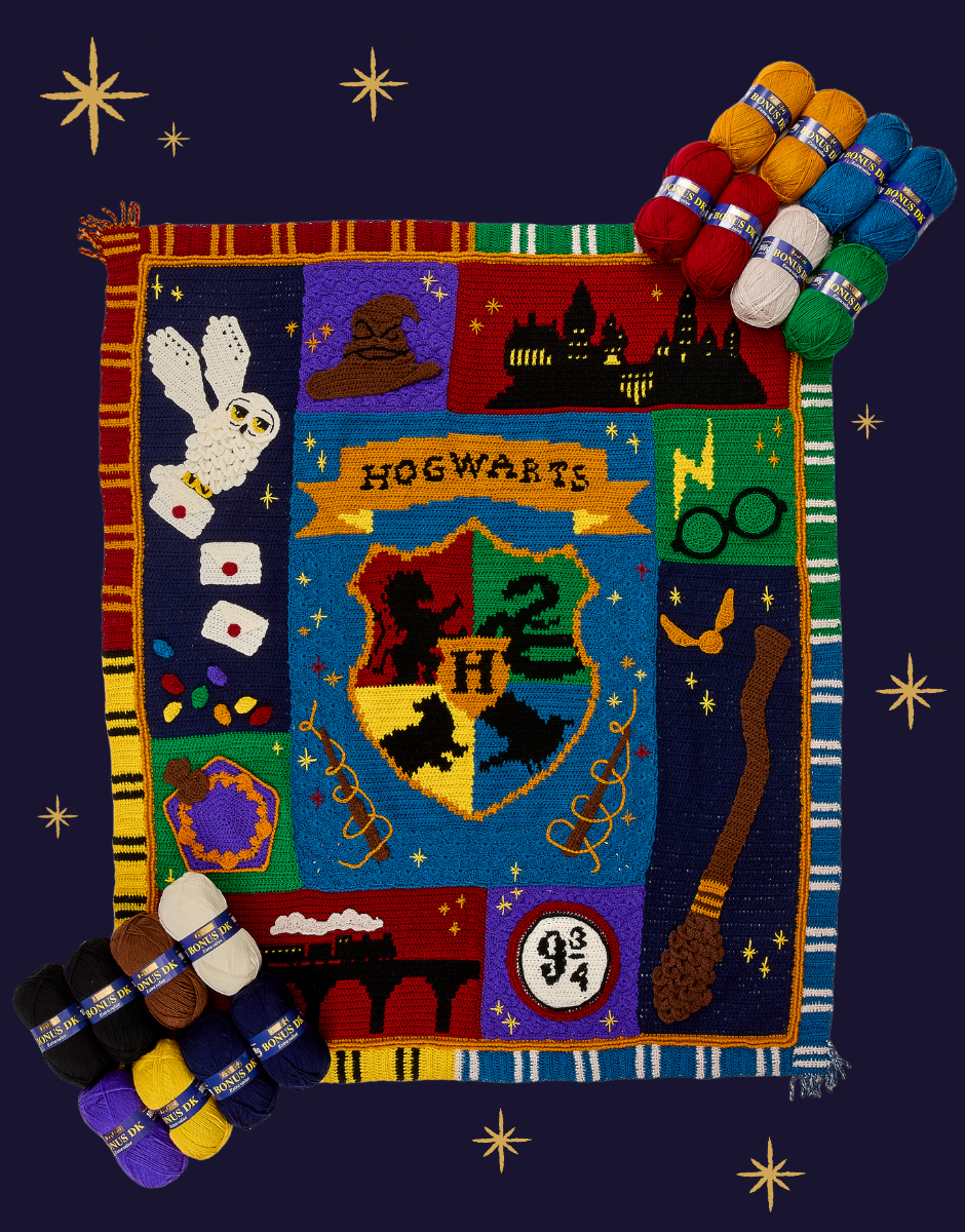 Sirdar Harry Potter crochet along yarn pack with extras!