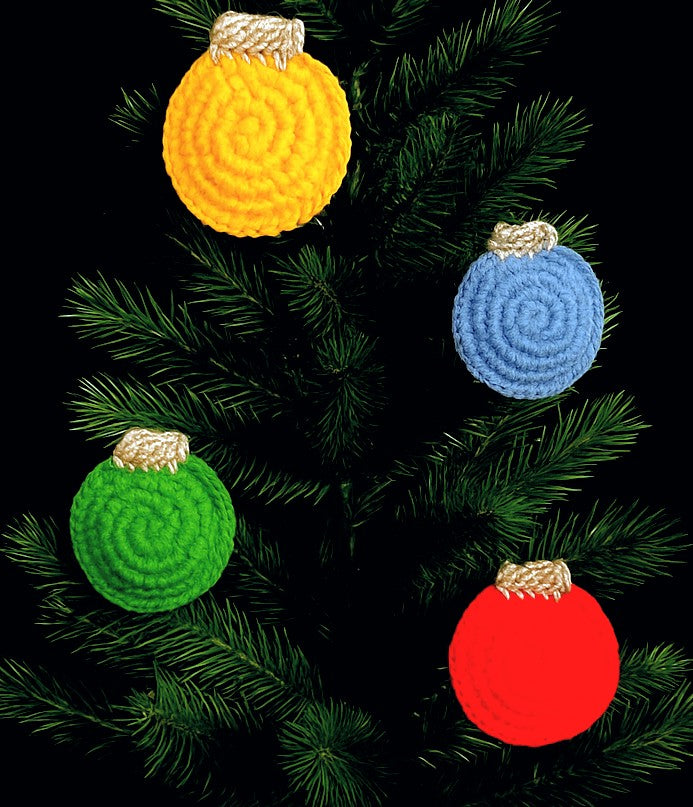 Beginners crochet Christmas baubles workshop