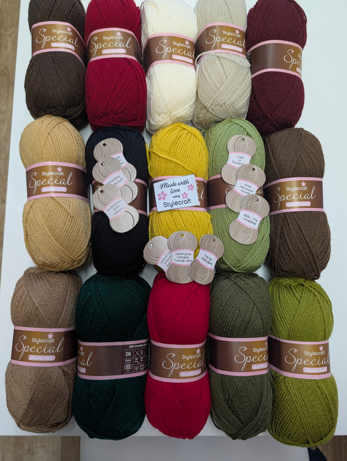 Stylecraft 12 days of Christmas CAL