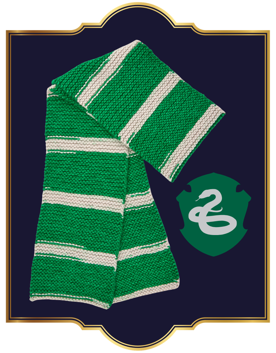 Harry Potter self-striping house scarf knit kits