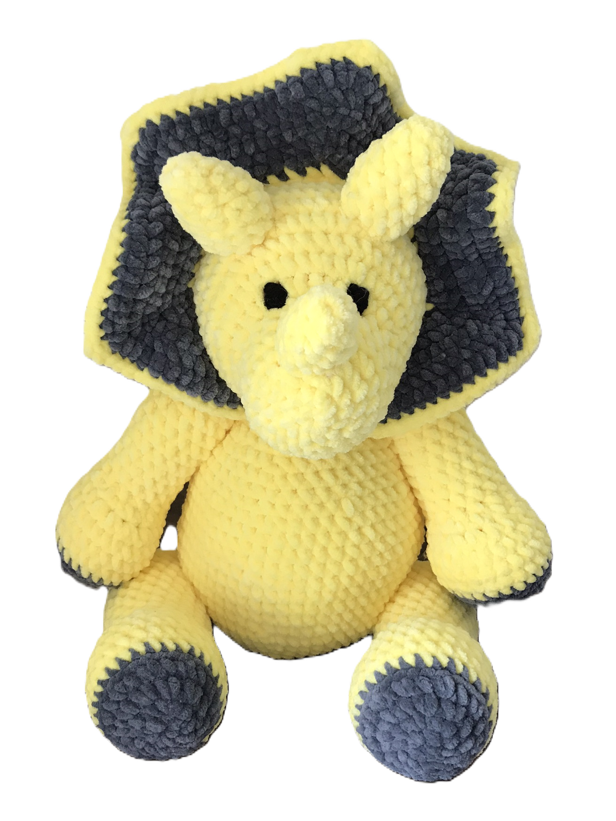 Pattern only - Crochet Triceratops